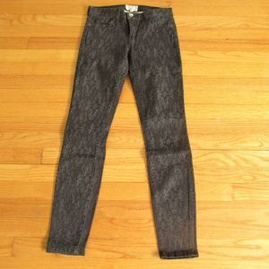 Current /Elliot Jeans Black Antique Lace
